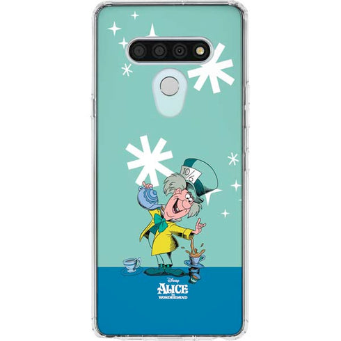 Disney Alice in Wonderland Mad Hatter Tea Party LG Stylo 6 Clear Case