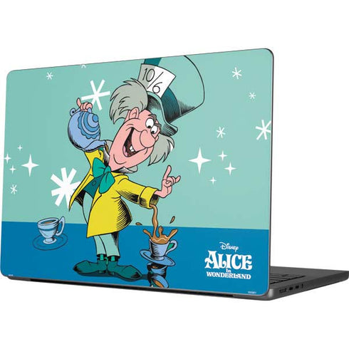 Disney Alice in Wonderland Mad Hatter Tea Party MacBook Pro 14in (2021-24) Skin