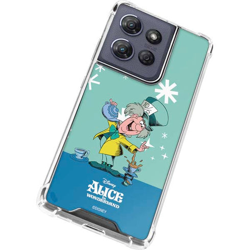 Disney Alice in Wonderland Mad Hatter Tea Party Moto G 5G (2025) Clear Case