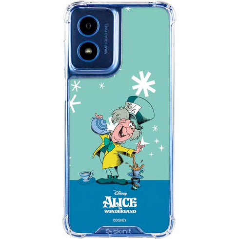 Disney Alice in Wonderland Mad Hatter Tea Party Moto G 5G (2024) Clear Case