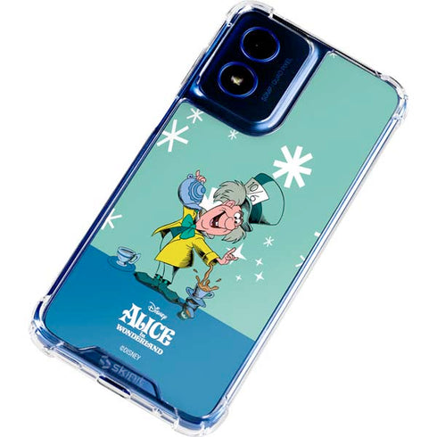 Disney Alice in Wonderland Mad Hatter Tea Party Moto G 5G (2024) Clear Case