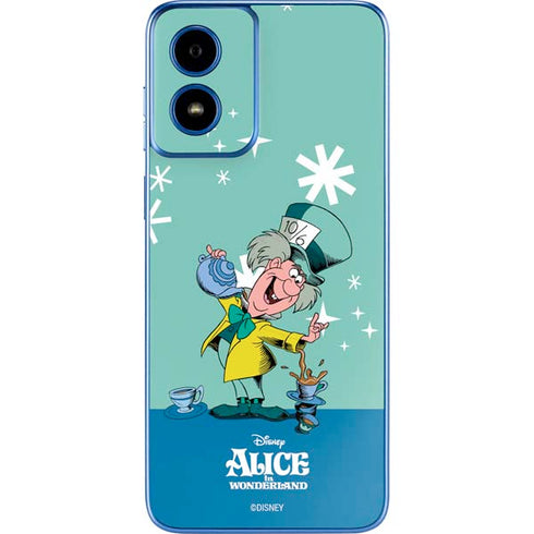 Disney Alice in Wonderland Mad Hatter Tea Party Moto G Play 4G (2024) Skin