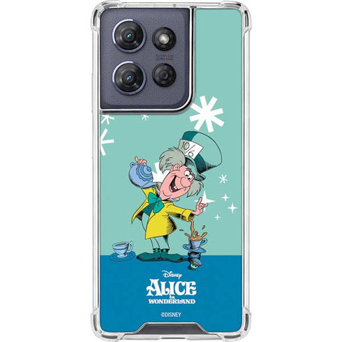 Disney Alice in Wonderland Mad Hatter Tea Party Moto G Stylus 5G (2025) Clear Case