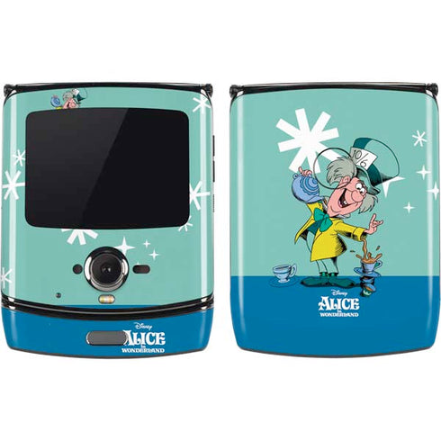 Disney Alice in Wonderland Mad Hatter Tea Party Motorola RAZR Skin