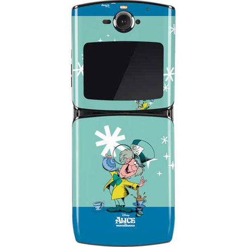 Disney Alice in Wonderland Mad Hatter Tea Party Motorola RAZR Skin