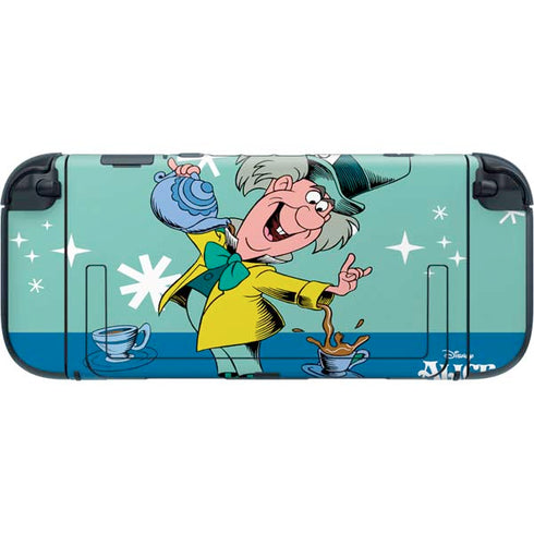 Disney Alice in Wonderland Mad Hatter Tea Party Nintendo Switch 2 (2025) with Joy-Con Skin