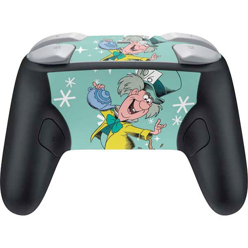 Disney Alice in Wonderland Mad Hatter Tea Party Nintendo Switch 2 (2025) Pro Controller Skin