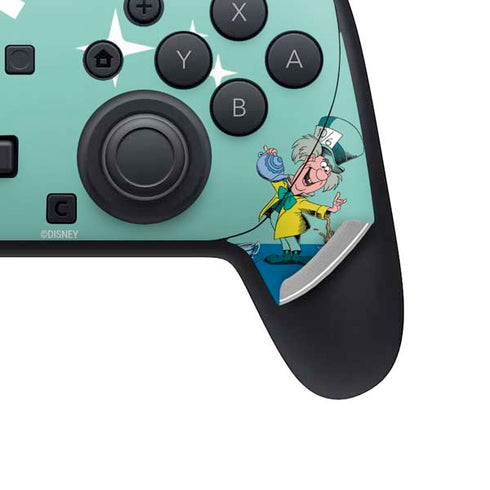 Disney Alice in Wonderland Mad Hatter Tea Party Nintendo Switch 2 (2025) Pro Controller Skin