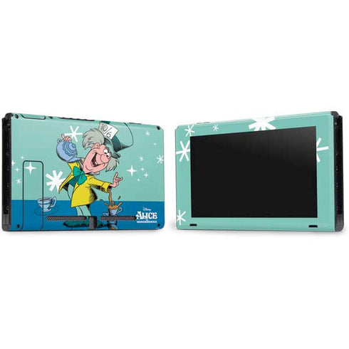Disney Alice in Wonderland Mad Hatter Tea Party Nintendo Switch Bundle Skin
