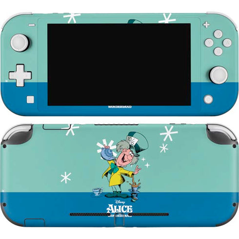 Disney Alice in Wonderland Mad Hatter Tea Party Nintendo Switch Lite Skin