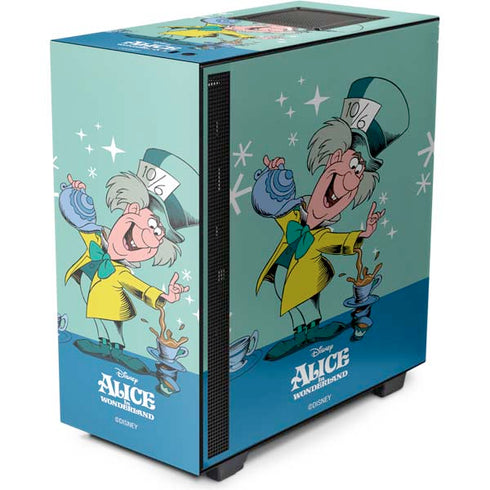 Disney Alice in Wonderland Mad Hatter Tea Party NZXT H510 Compact ATX Mid-Tower Case Skin