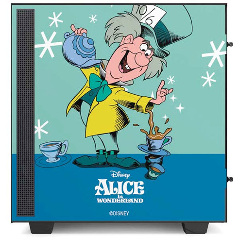 Disney Alice in Wonderland Mad Hatter Tea Party NZXT H510 Compact ATX Mid-Tower Case Skin