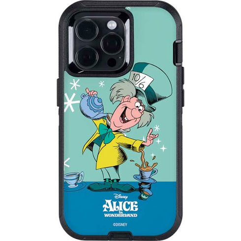 Disney Alice in Wonderland Mad Hatter Tea Party Otterbox Defender iPhone Skin