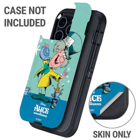 Disney Alice in Wonderland Mad Hatter Tea Party Otterbox Defender iPhone Skin