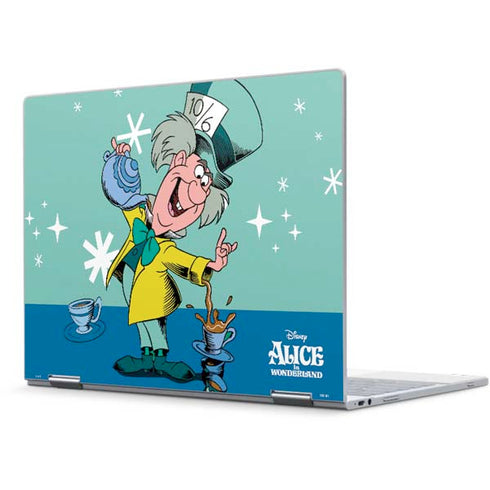 Disney Alice in Wonderland Mad Hatter Tea Party Pixelbook Skin