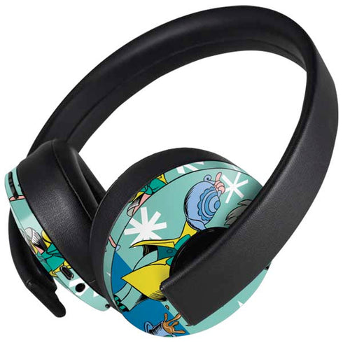 Disney Alice in Wonderland Mad Hatter Tea Party PlayStation 4 Gold Wireless Headset Skin