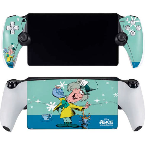 Disney Alice in Wonderland Mad Hatter Tea Party PlayStation PS5 Skins