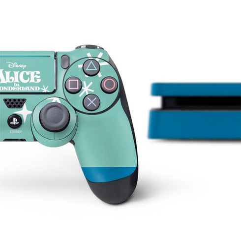 Disney Alice in Wonderland Mad Hatter Tea Party PS4 Slim Bundle Skin