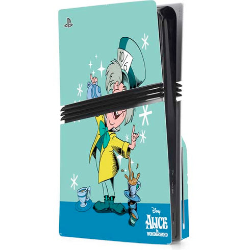 Disney Alice in Wonderland Mad Hatter Tea Party PlayStation PS5 Skins
