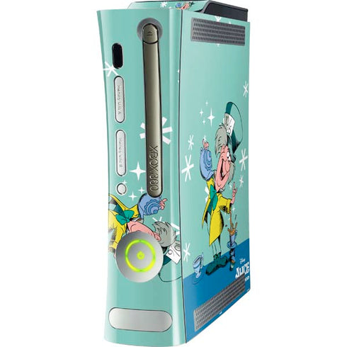 Disney Alice in Wonderland Mad Hatter Tea Party Xbox 360 (Includes HDD) Skin