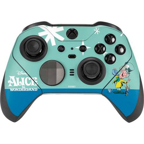 Disney Alice in Wonderland Mad Hatter Tea Party Xbox Elite Wireless Controller Series 2 Skin