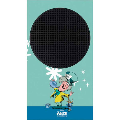 Disney Alice in Wonderland Mad Hatter Tea Party Xbox Series S Console Skin