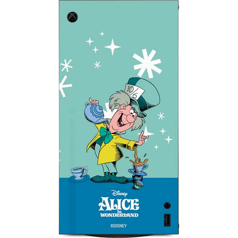 Disney Alice in Wonderland Mad Hatter Tea Party XBox Series X Digital Edition Console Skin