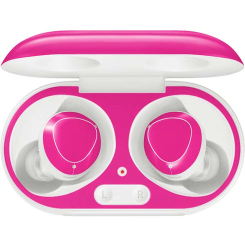 Magenta Galaxy Buds Plus Skin