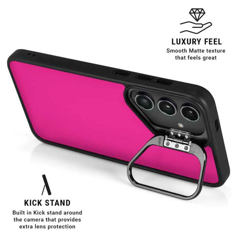 Magenta Galaxy S25 Kickstand Case
