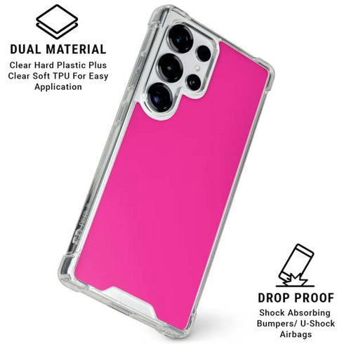 Magenta Galaxy S26 Ultra Clear Case