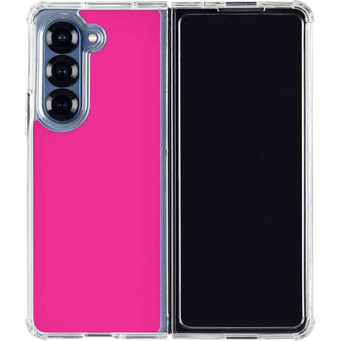 Magenta Galaxy Z Fold6 Clear Case