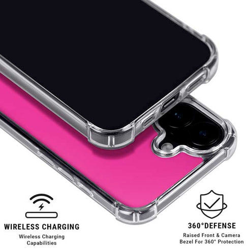 Magenta iPhone 16 Clear Case