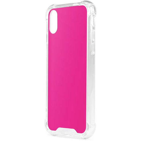 Magenta iPhone XS Clear Case