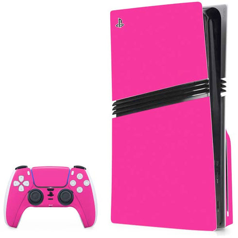 Magenta PS5 Pro Disk Bundle Skin