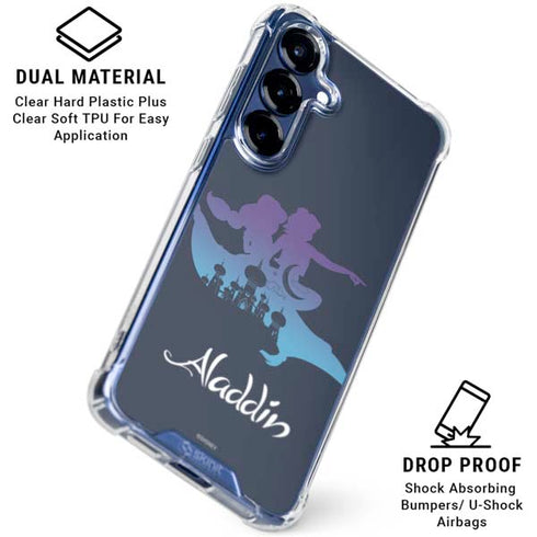 Disney Aladdin Magic Carpet Ride Galaxy S25 Plus Clear Case