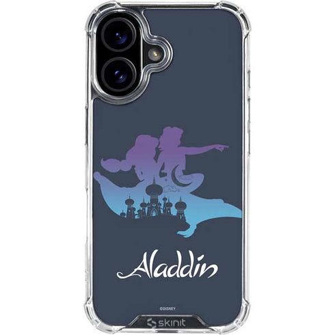 Disney Aladdin Magic Carpet Ride iPhone 16 Plus Clear Case