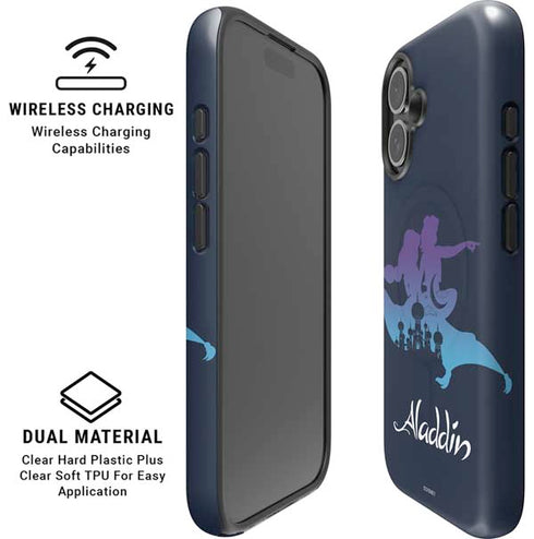 Disney Aladdin Magic Carpet Ride iPhone 16 Plus Magsafe Impact Case