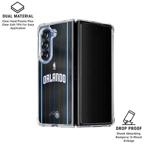 NBA Orlando Magic Jersey Galaxy Z Fold7 Clear Case