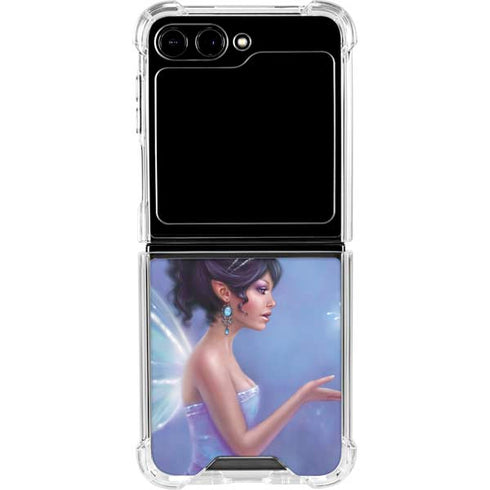 Magical Butterfly Fairy by Rachel Anderson Galaxy Z Flip6 Clear Case