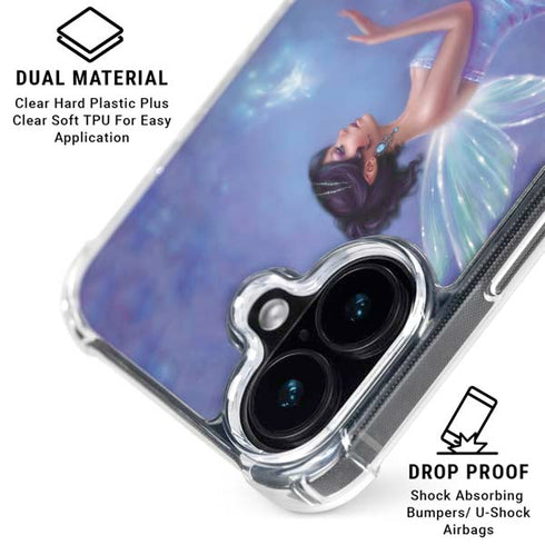 Magical Butterfly Fairy by Rachel Anderson iPhone 16 Plus Clear Case