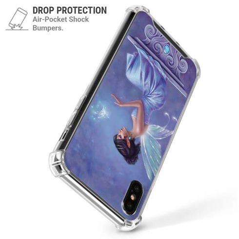 Magical Butterfly Fairy by Rachel Anderson iPhone X/XS Clear Case