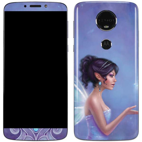 Magical Butterfly Fairy by Rachel Anderson Moto E5 Plus Skin