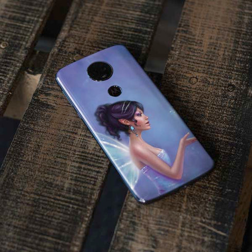 Magical Butterfly Fairy by Rachel Anderson Moto E5 Plus Skin