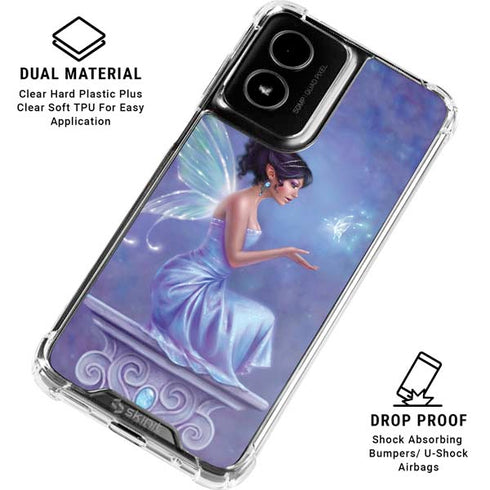 Magical Butterfly Fairy by Rachel Anderson Moto G Power 5G (2024) Clear Case