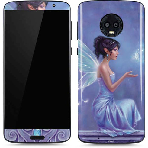 Magical Butterfly Fairy by Rachel Anderson Moto G6 Skin