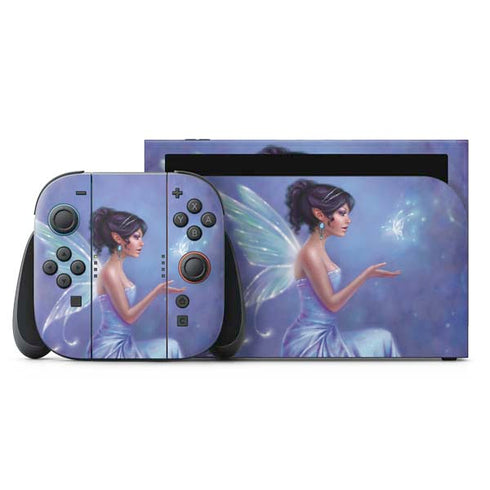 Magical Butterfly Fairy by Rachel Anderson Nintendo Switch 2 (2025) with Joy-Con Skin