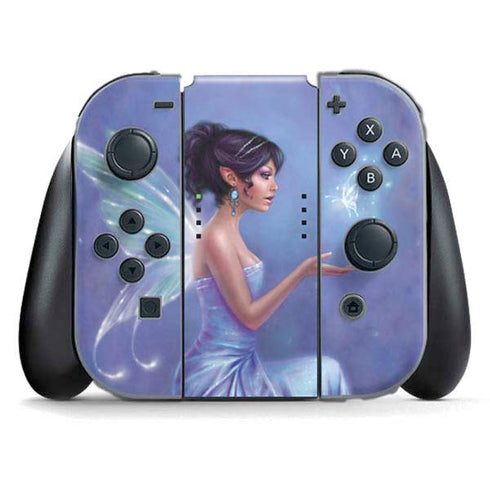 Magical Butterfly Fairy by Rachel Anderson Nintendo Switch (2017-2021) Joy-Con Controller Skin