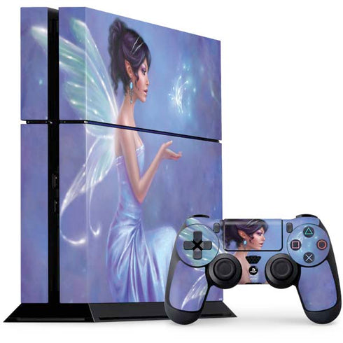 Magical Butterfly Fairy by Rachel Anderson PS4 Console and Controller Bundle Skin