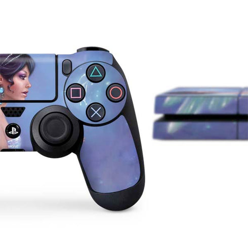 Magical Butterfly Fairy by Rachel Anderson PS4 Console and Controller Bundle Skin