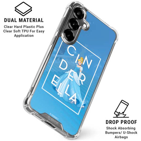Disney Princess Magical Cinderella Galaxy S26 Clear Case